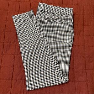 Black and Gold Skinny Fit Comfortable Work Pants